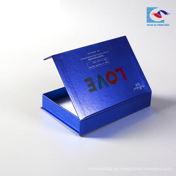 Atacado magnética caixa de presente de papelão de papelão de cosméticos revestido